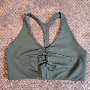 Girlfriend Collective Deep Green Activewear Top